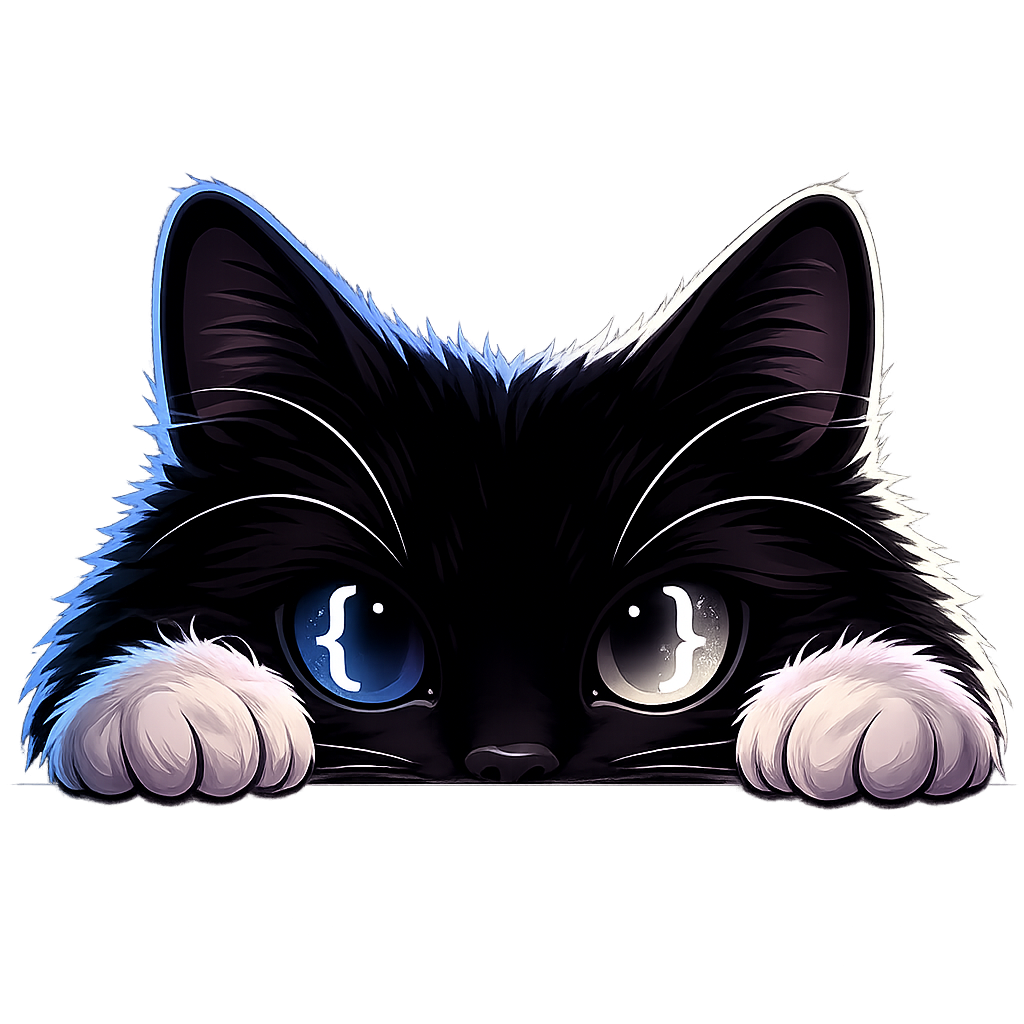 El gato de Botitas Lab sosteniendo el código QR para descargar la app